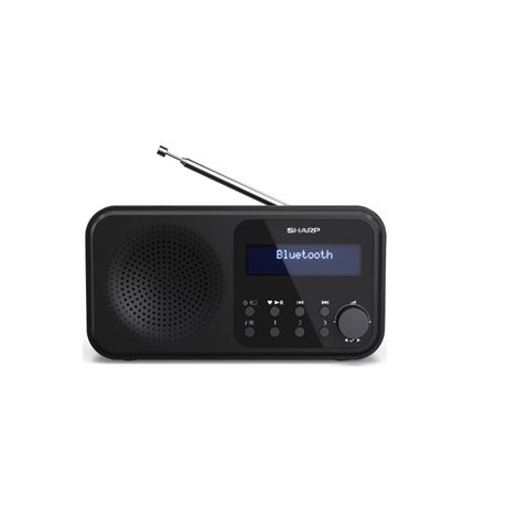 Sharp DR-P420(BK) Tokyo Portable Digital Radio, FM/DAB/DAB+, Bluetooth 5.0, USB or Battery Powered, Midnight Black Sharp | Midni - 2